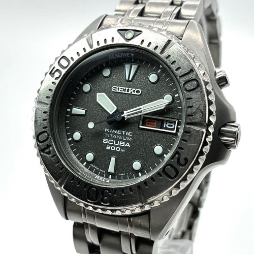 Seiko 5m63 0b40 - seiko, titanium